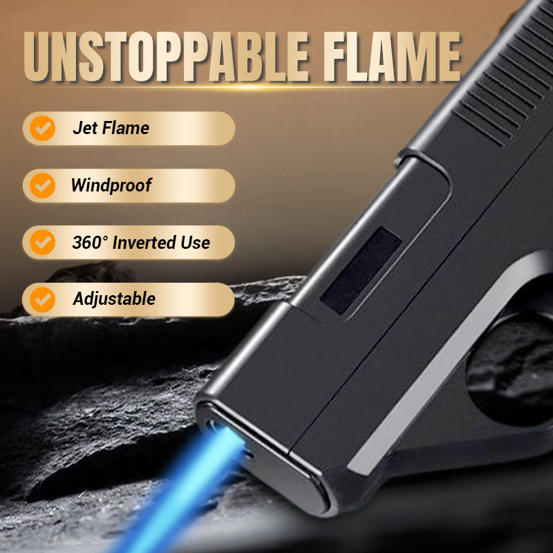 Cool Butane Pistol Torch Lighter