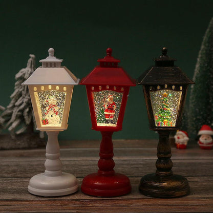 🎅✨Christmas promotion🎄Christmas Snow Night Light with Music Luminous Decoration Lamp✨