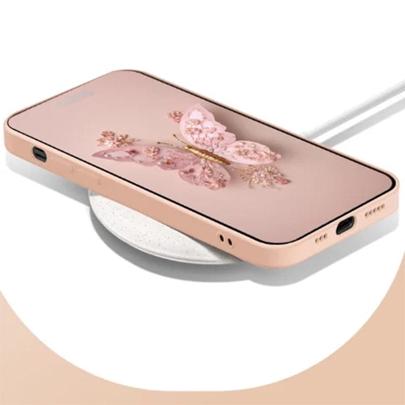 🌟 Flat 3D Butterfly Pattern Glass Cover Compatible with iPhone 🌟