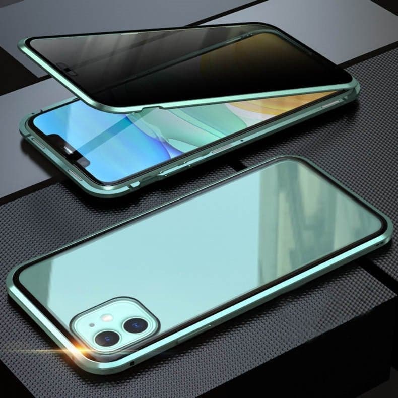 🎁Hot Sale 50% OFF⏳Magnetic iPhone case with privacy glass and metal