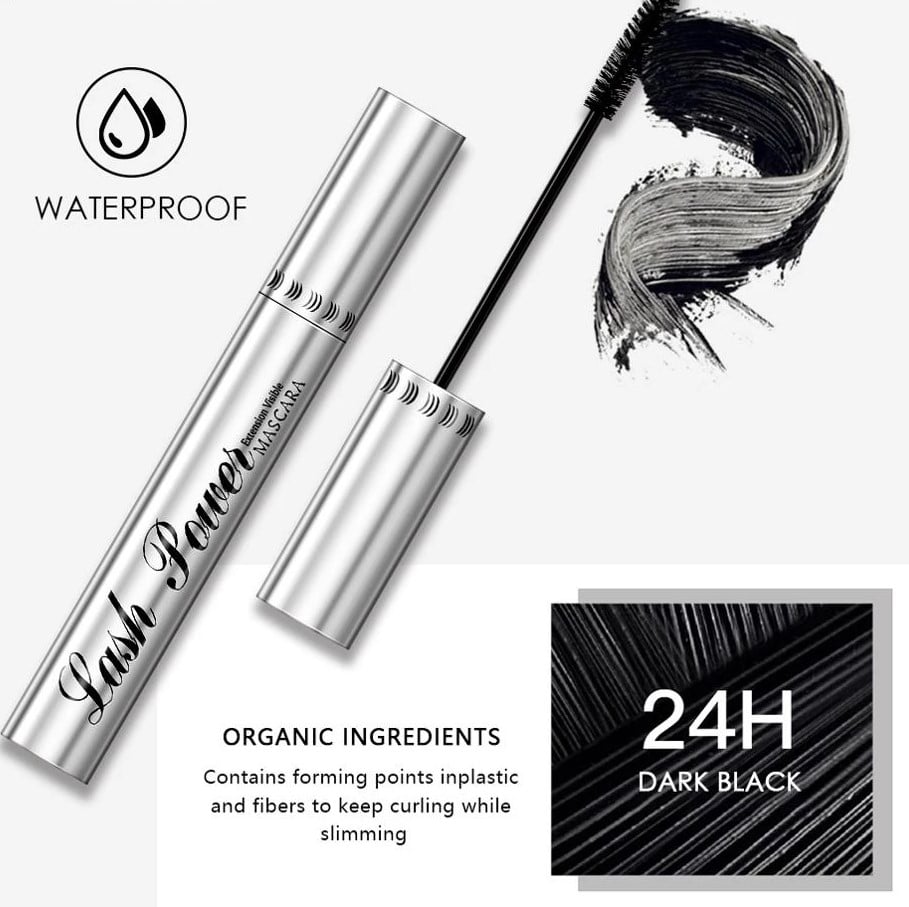 🖤 4D Silk Fiber Waterproof Mascara, Volumizing Lengthening Smudge-Proof Formula, ✨ Vegan Cruelty-Free, Sensitive Eye Safe, All-Day Flawless Lashes. Buy 2 Get 1 Free!