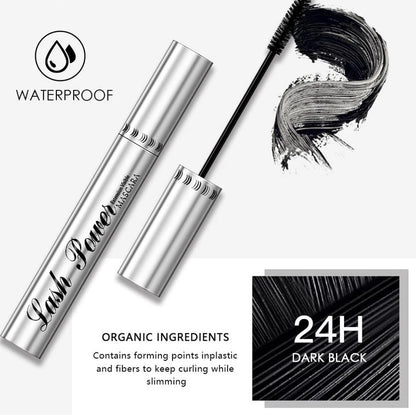 🖤 4D Silk Fiber Waterproof Mascara, Volumizing Lengthening Smudge-Proof Formula, ✨ Vegan Cruelty-Free, Sensitive Eye Safe, All-Day Flawless Lashes. Buy 2 Get 1 Free!