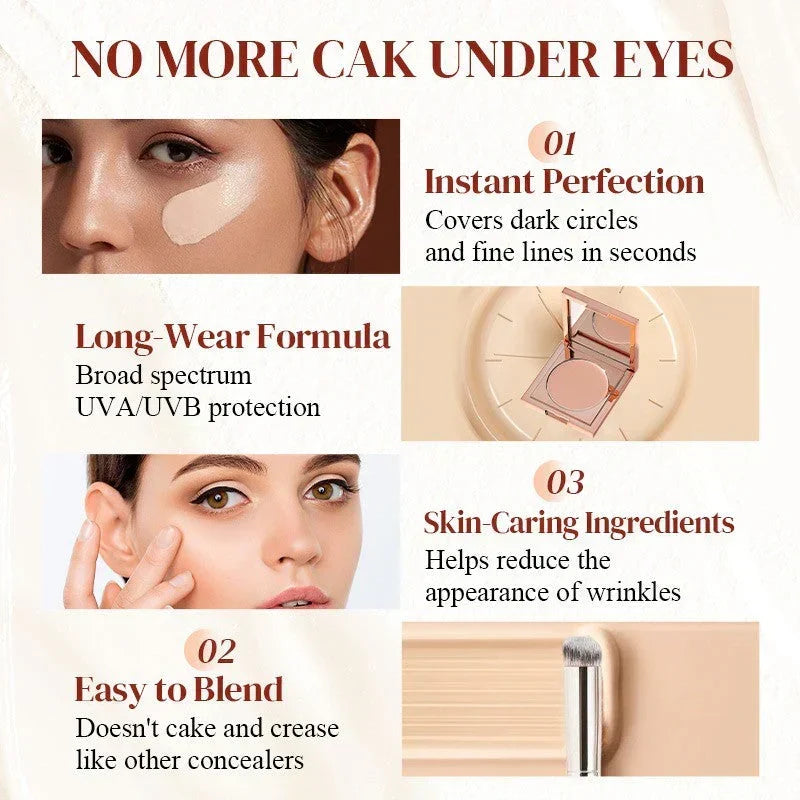 👍Last Day -Buy 1 Get 1 Free💥💜2026 New Magic Colored Clay Undereye Corrector (+Free Precision Concealer Brush!!)💡✨