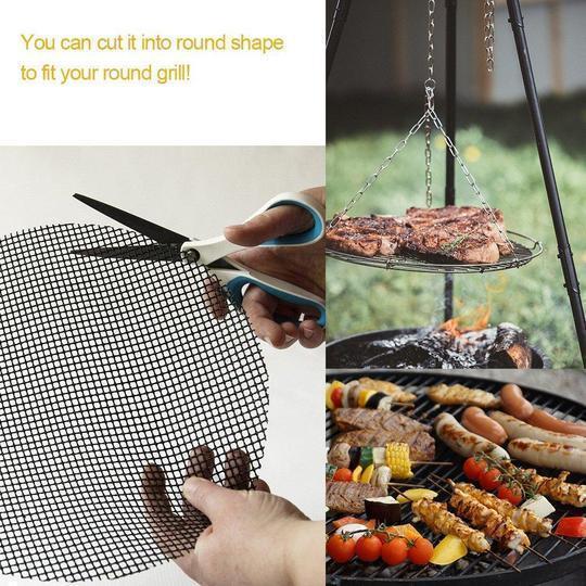 🔥Non-adhesive BBQ grill mesh mat