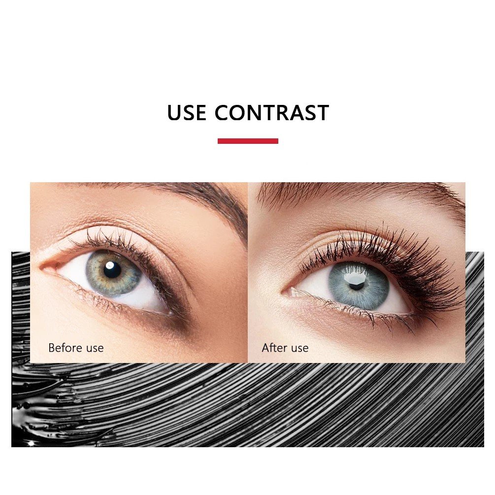 🖤 4D Silk Fiber Waterproof Mascara, Volumizing Lengthening Smudge-Proof Formula, ✨ Vegan Cruelty-Free, Sensitive Eye Safe, All-Day Flawless Lashes. Buy 2 Get 1 Free!