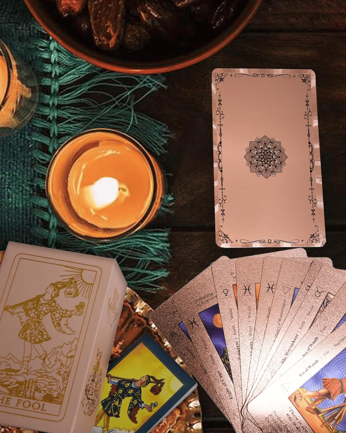 🔮 60% OFF NOW! ✨ Witchy Cauldron Tarot Card Set – Rose Gold Accents, Complete Guide Book & Velvet Pouch 🎴📖