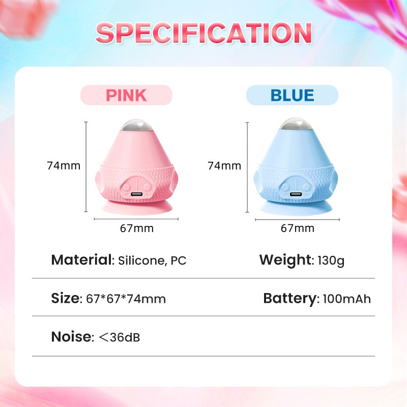 💪Electric Adsorption Type Vibrating Hot Compress Fascia Ball Massager – 3D Kneading | Targets Trigger Points in 30s