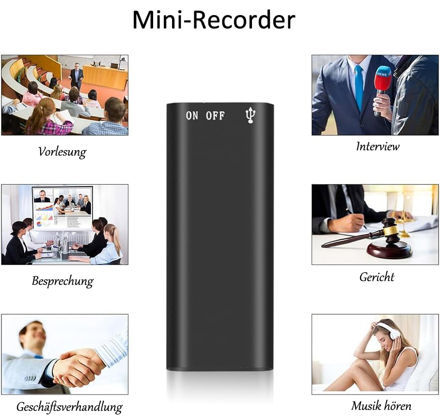 Mini Voice Recorder: Capture Every Sound with Smart, Compact Precision 🎙️