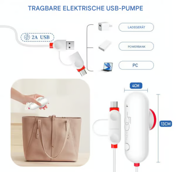 🎁Free Shipping With The Purchase Of Two🔥6-Pack USB Electric Vacuum Compression Bags – Save Space, Travel Light!