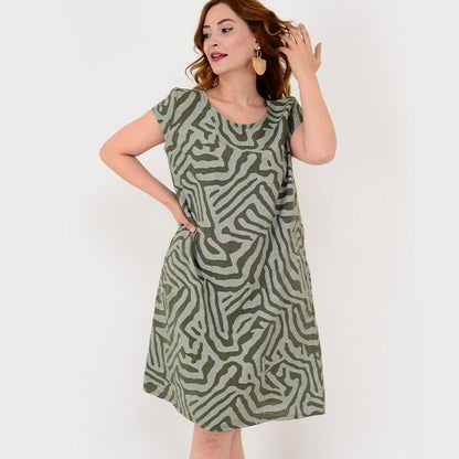 🌹 🎁✨2025 New Boho Vintage Casual T-Shirt Dress💃
