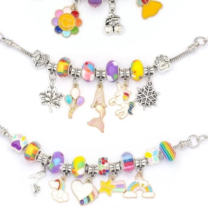 🎁2024-Christmas Hot Sale 49%OFF🎁🎉The Best Gift For Children-🎀DIY Gorgeous Bracelet Set🎉