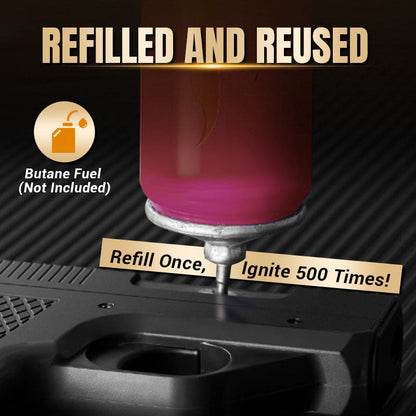 Cool Butane Pistol Torch Lighter