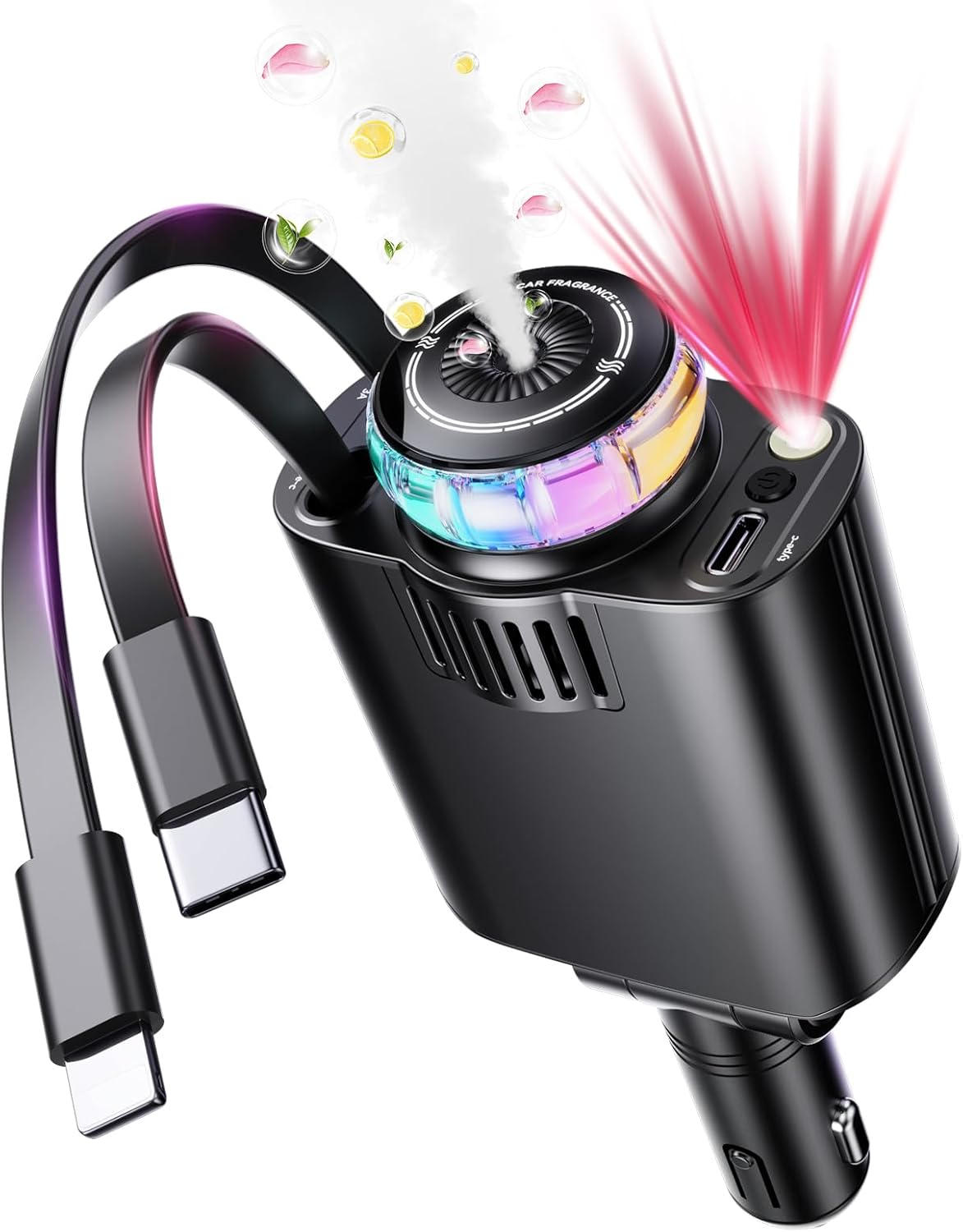 🔋Limited Time Promotion 50% OFF⚡5-in-1 Charger & Aroma Diffuser & Starlight Ceiling