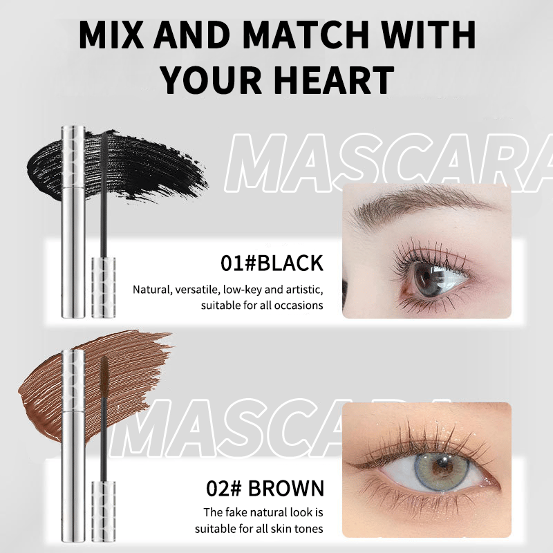 Black and brown mascara color options