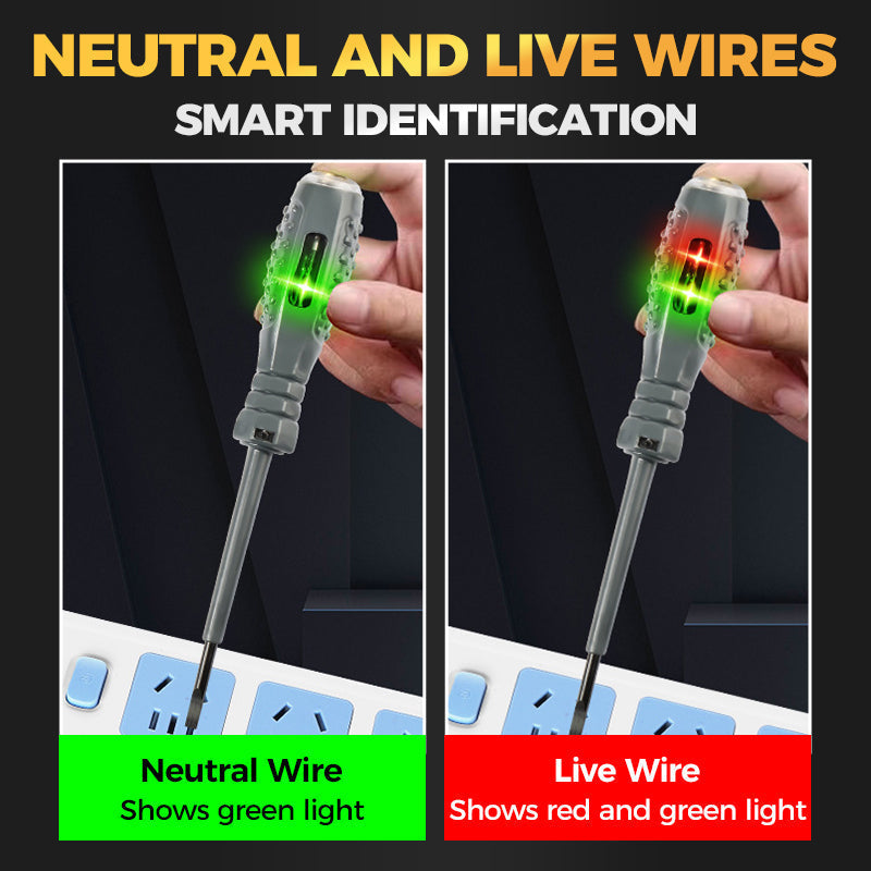 🎉2-in-1  High Torque Strong Magnetic Screwdriver Electricity Detector