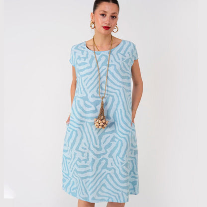 🌹 🎁✨2025 New Boho Vintage Casual T-Shirt Dress💃