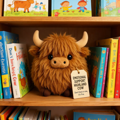 🎅Christmas Sale 40% OFF!!🎄20K+ SOLD! 🎁✨Emotional Support Highland Cow Plush🐮