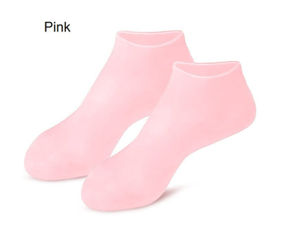 🔥Get 3 items when you buy 1！✨️Enjoy a foot spa anytime anywhere！👣Moisturizing Foot Mask Exfoliating Silicone Socks Beach Protective Socks(3pcs)