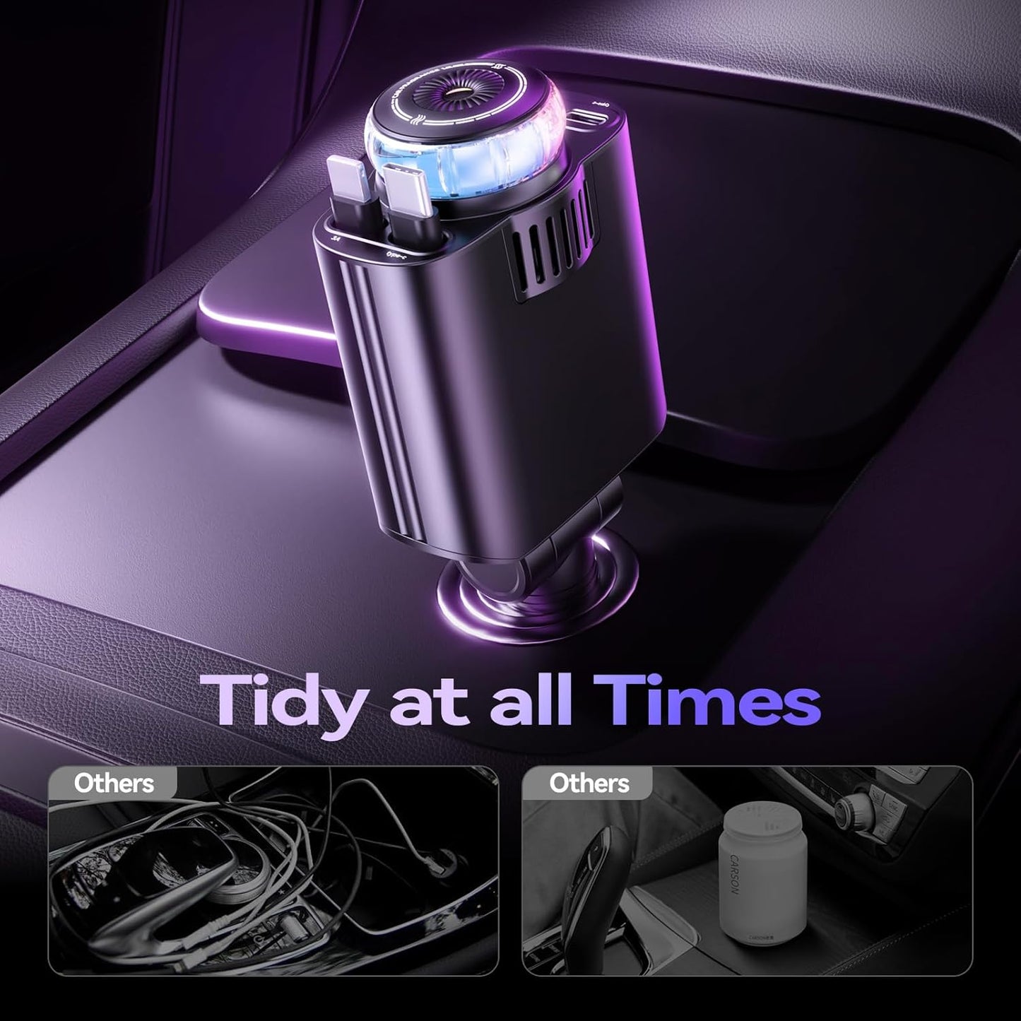 🔋Limited Time Promotion 50% OFF⚡5-in-1 Charger & Aroma Diffuser & Starlight Ceiling