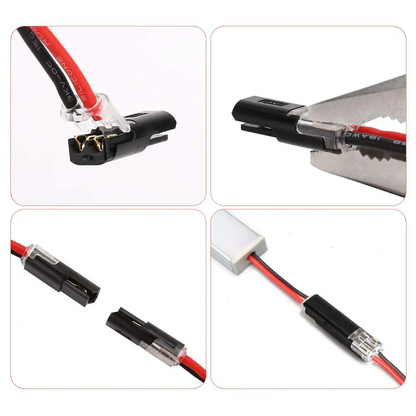🔌 50% OFF NOW! ⏰ Double-wire Plug-in Connector With Locking Buckle – Secure fit, weather-resistant & easy install – ideal for automotive, boat or DIY wiring projects 🚗