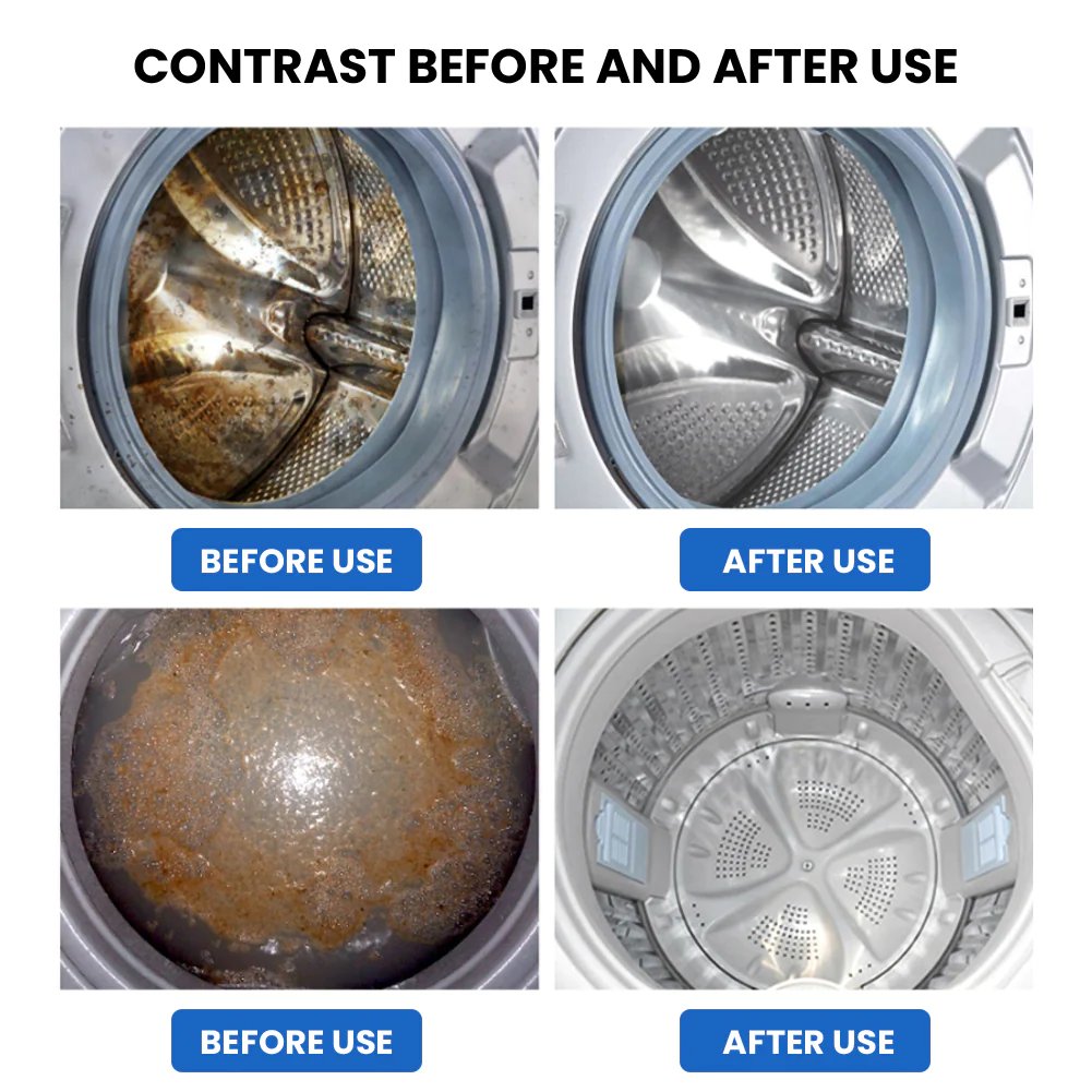 ⏳LAST DAY BUY 2 GET 3 FREE🎉Washing Machine Deep Cleaner Tablets🧼 2
