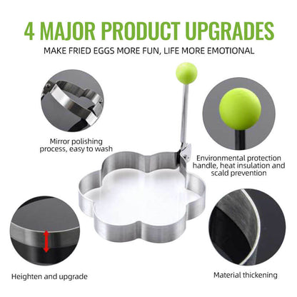 🔥Last Day Sale 50%🔥Stainless Steel Fried Egg Molds