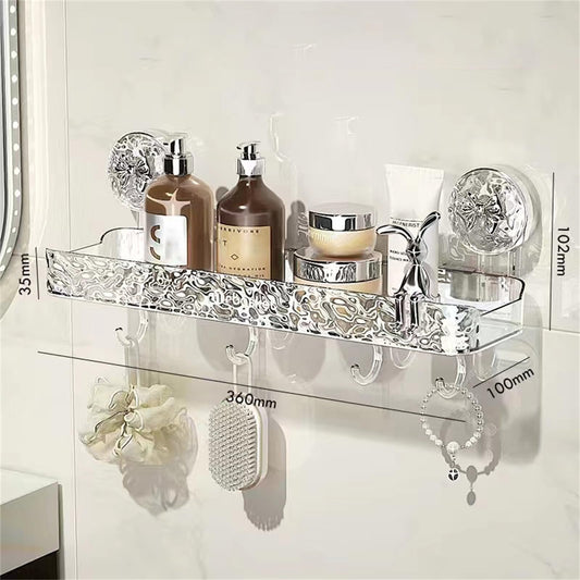 46% OFF - Light luxury style punch-free storage rack
