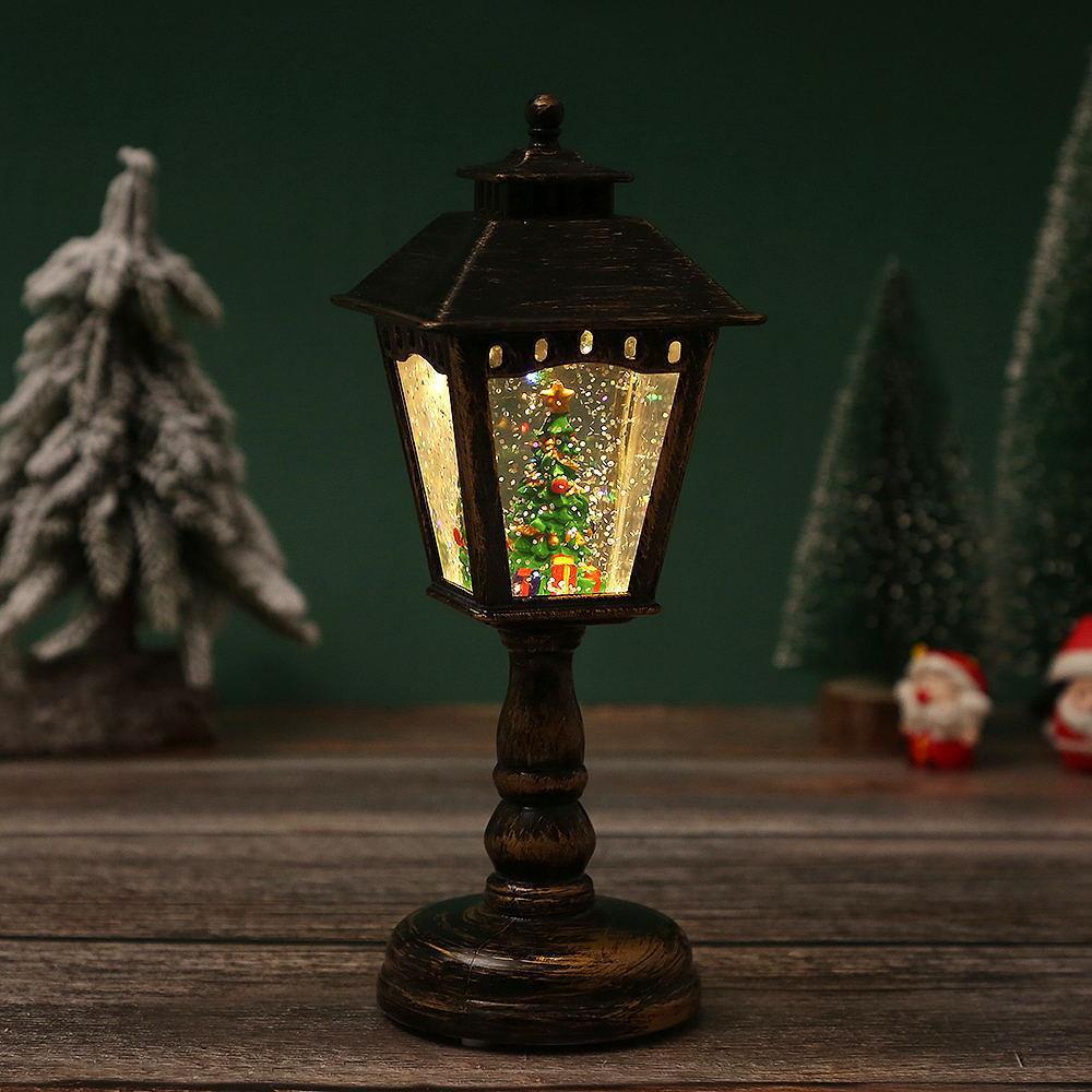 🎅✨Christmas promotion🎄Christmas Snow Night Light with Music Luminous Decoration Lamp✨