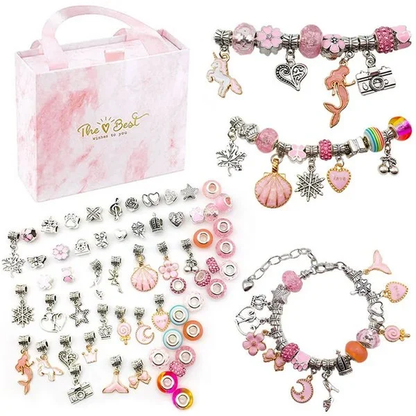 🎁2024-Christmas Hot Sale 49%OFF🎁🎉The Best Gift For Children-🎀DIY Gorgeous Bracelet Set🎉