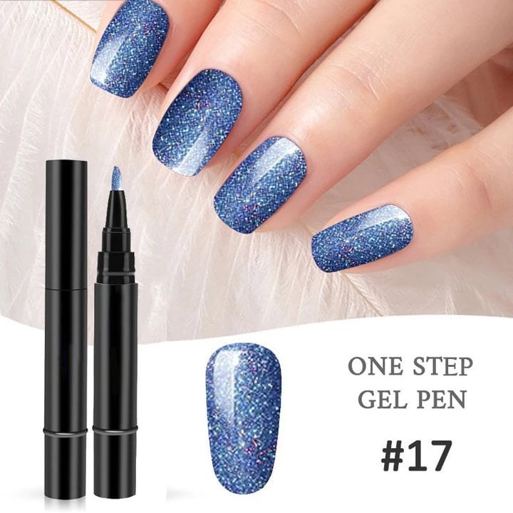 💅 Limited Time Buy 1 Get 1 Free - £12.99! ✨One Step Nail Gel Pen🎨Free handheld mini UV nail lamp💡