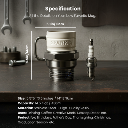 Creative Spark Plug Mug