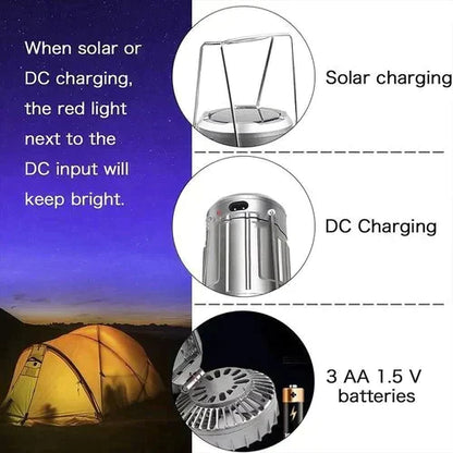 🔥🎁Hot Sale 49% OFF🎁🔥Portable LED Camping Lantern With Fan