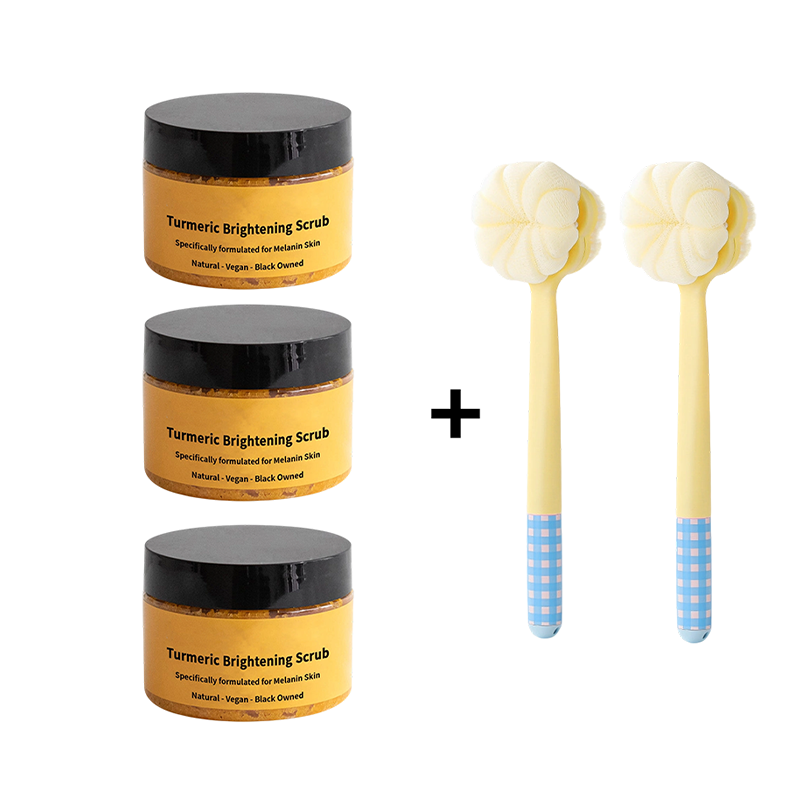 🏆 Last Day Special Price £8.99 ! 🔥BUY 2 GET 1 FREE🔥Turmeric Exfoliating Body Scrub