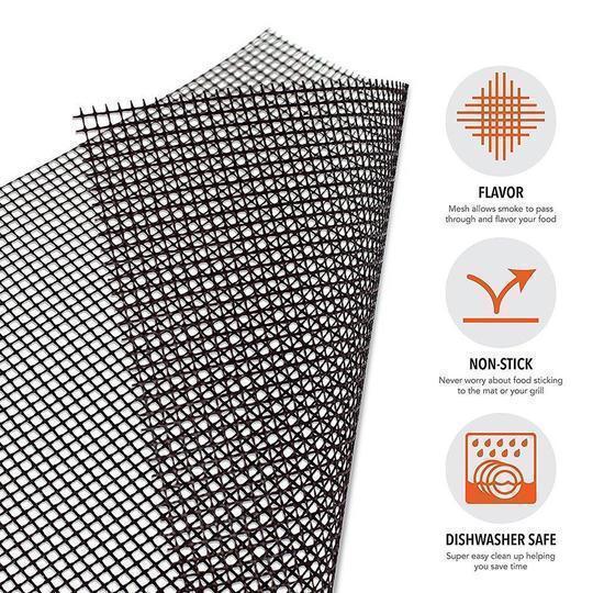 🔥Non-adhesive BBQ grill mesh mat