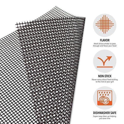 🔥Non-adhesive BBQ grill mesh mat