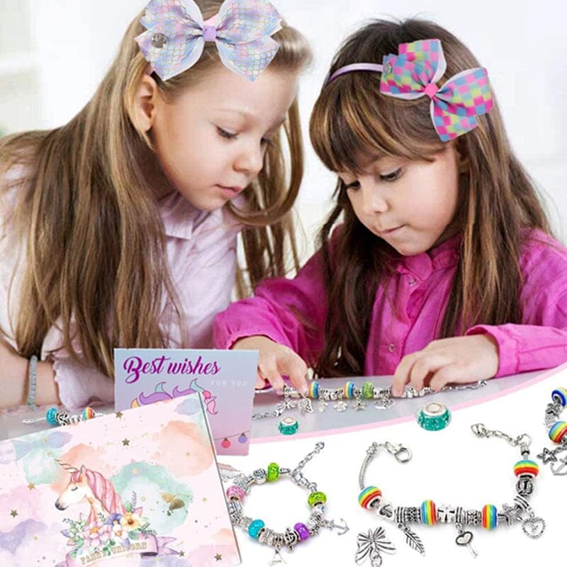 🎁2024-Christmas Hot Sale 49%OFF🎁🎉The Best Gift For Children-🎀DIY Gorgeous Bracelet Set🎉