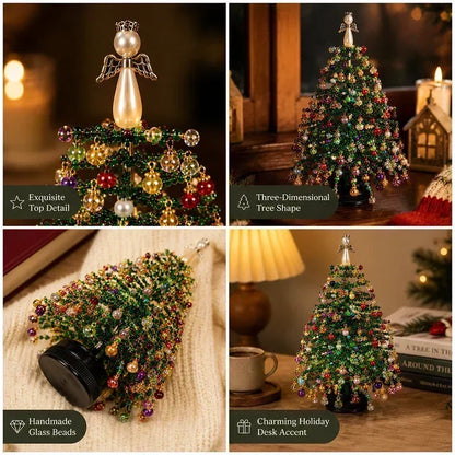 🎄✨ DIY Christmas tree bead kit – 🎅 Create your own sparkling Christmas decoration