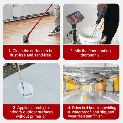 PVZXR®Quick-Dry Anti-Slip Water-Based Floor Paint