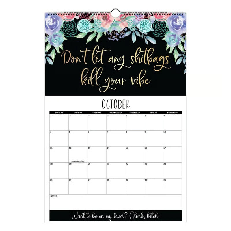 🏆Christmas Pre Sale 49% OFF - Here We F*cking Go Again: 2026 Swear Calendar for Tired-Ass Women