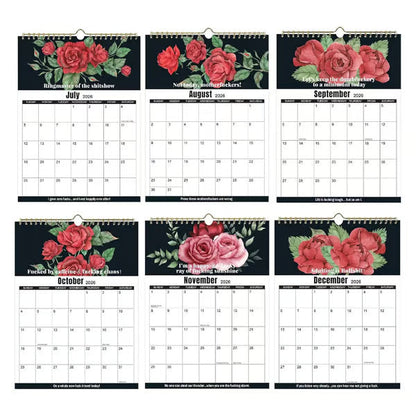 🏆Christmas Pre Sale 49% OFF - Here We F*cking Go Again: 2026 Swear Calendar for Tired-Ass Women
