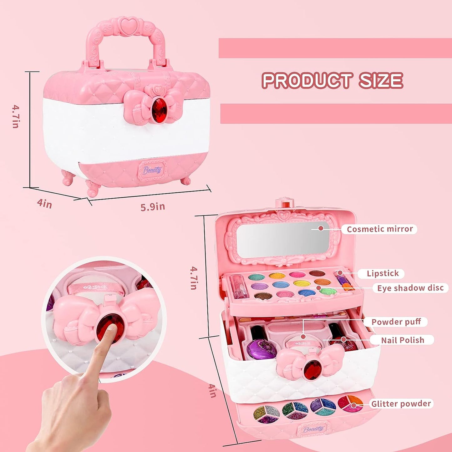 🎁Christmas gifts🎁Kids Washable Makeup Beauty Kit