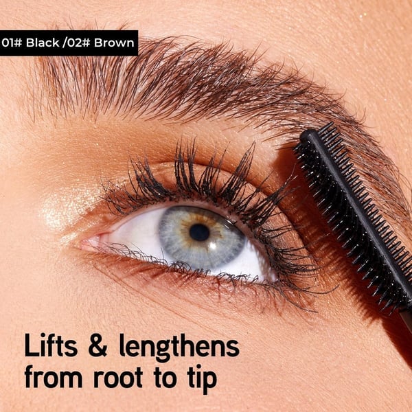 Precision mascara brush lifting lashes