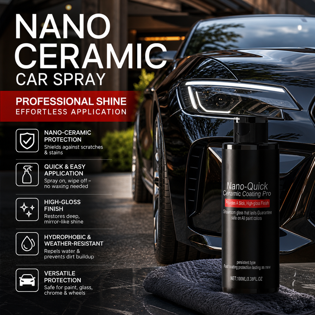 📢📢Buy 2 Get 1 Free!! ⏰Quick-Effect High-Gloss Car Detailing Spray