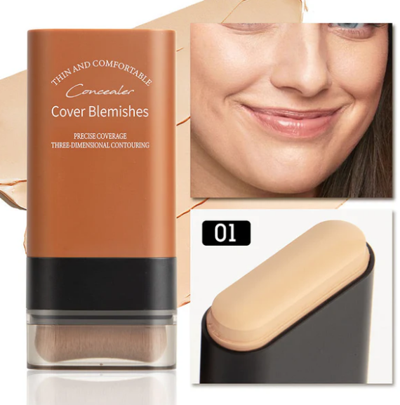 🎉Hot Sale🎉Hydrating Lightweight Foundation Stick with Brush