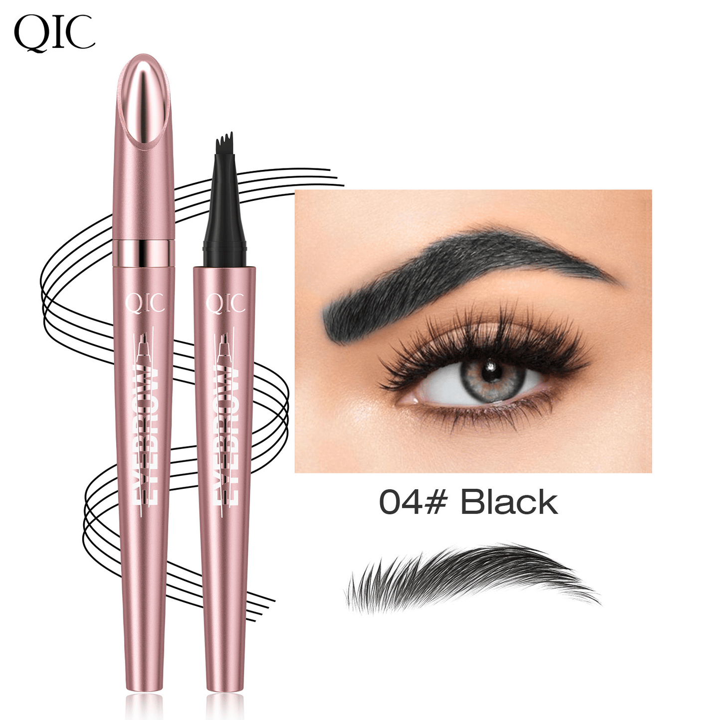 🥳2026 HOT SALE🥳💞50K+ SOLD!💥🖌️✨ BUY 1 GET 1 FREE + 50% OFF! 3D Microblading Eyebrow Pencil – 4-prong tip creates natural hair-like strokes. Waterproof, smudge-proof & lasts 24h. Skip costly salon treatments. A steal! 💕🎁