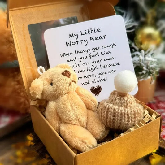 💖Today Buy One Get One Free🎁Handmade Mini Plush Teddy Bear in Box🧸