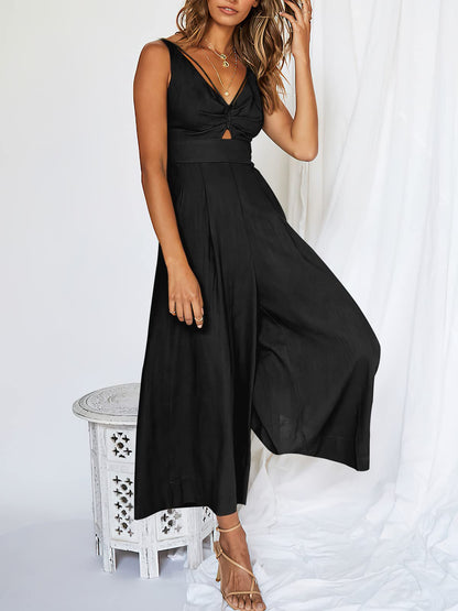 🎁Limited time 49% OFF⏳V-Neck High Waisted Jumpsuit