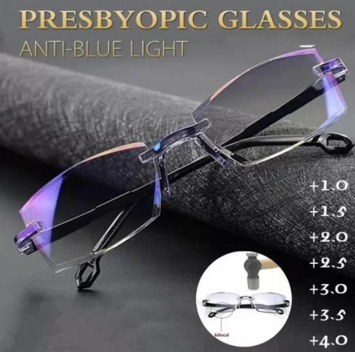 (Buy 1 Get 1 Free) Sapphire high hardness anti-blue progressive Far And Near Dual-Use Reading Glasses