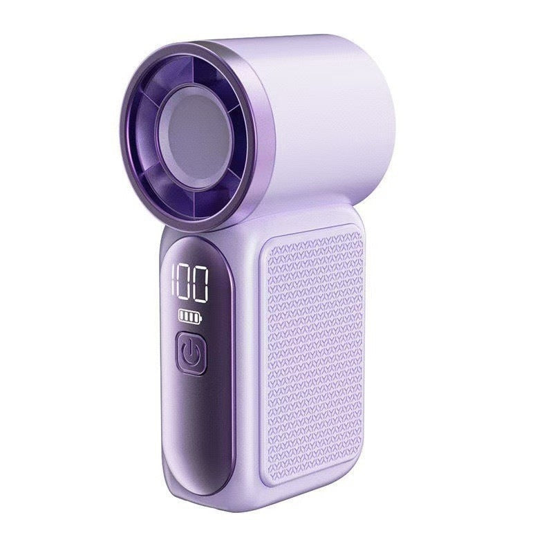 🌬️ LIMITED-TIME 50% OFF! ✨ Turbo Handheld Fan – LED Display, 6 Speeds, 3000mAh 🔋