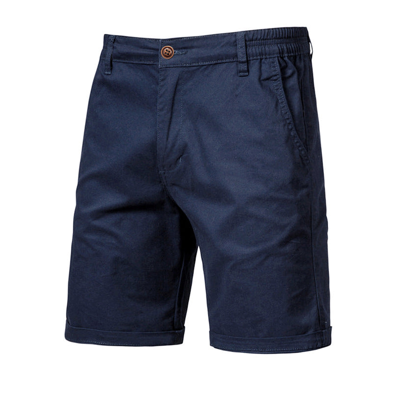 Men's Casual Business Elastic Straight Shorts